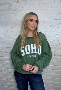 SOHO Raw Edge Sweatshirt