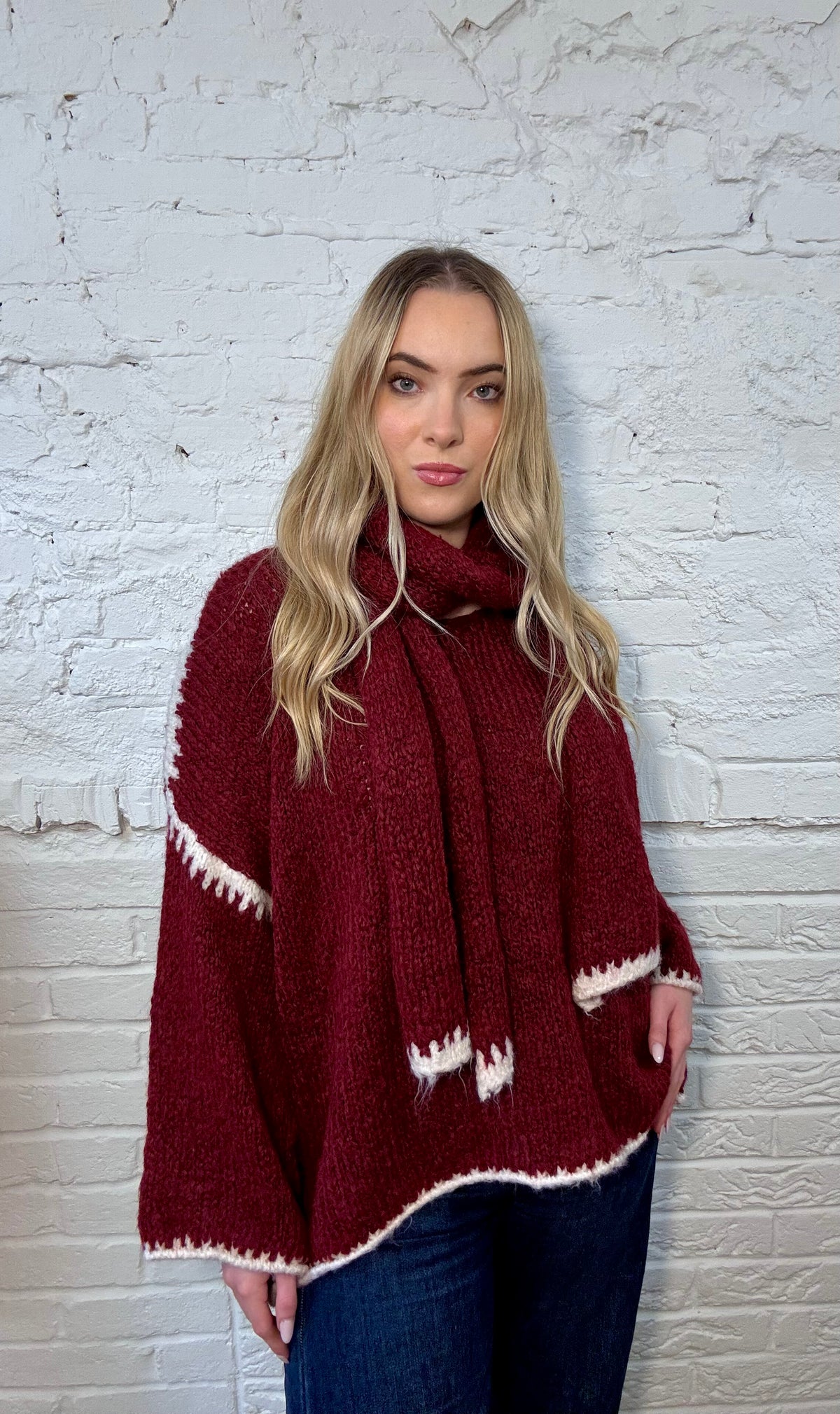 The Oona Knit & Scarf Set