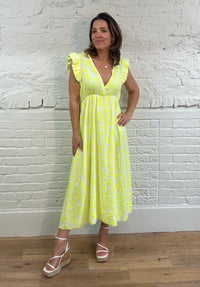 Isla Ruffle Maxi Dress