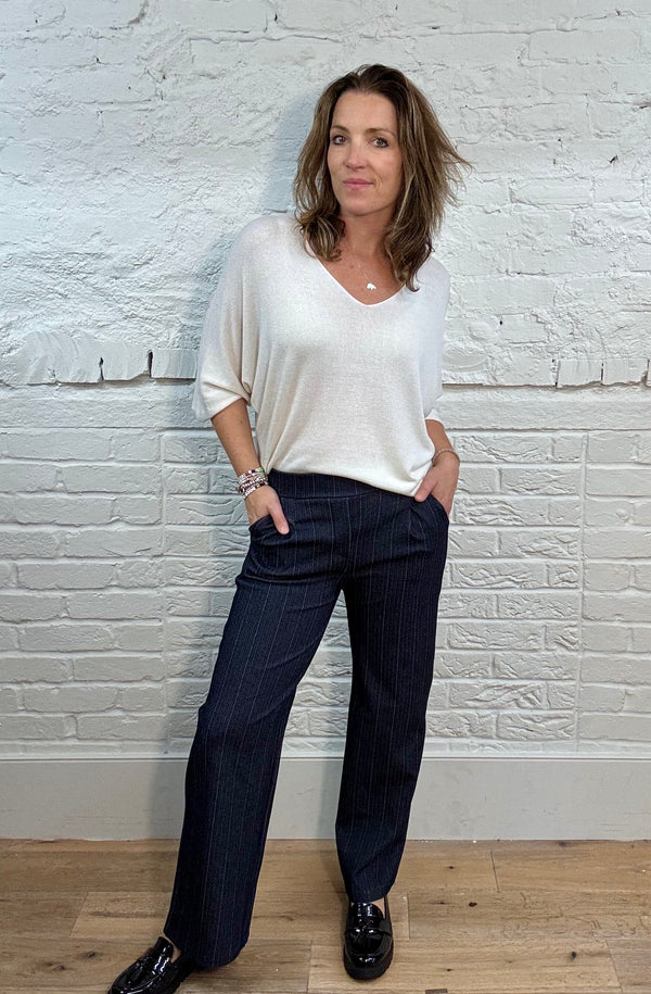 Mia Herringbone Magic Trouser