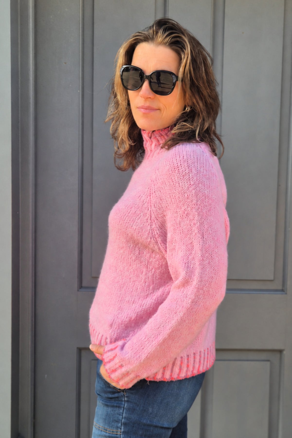Carlotta Funnel Neck Jumper