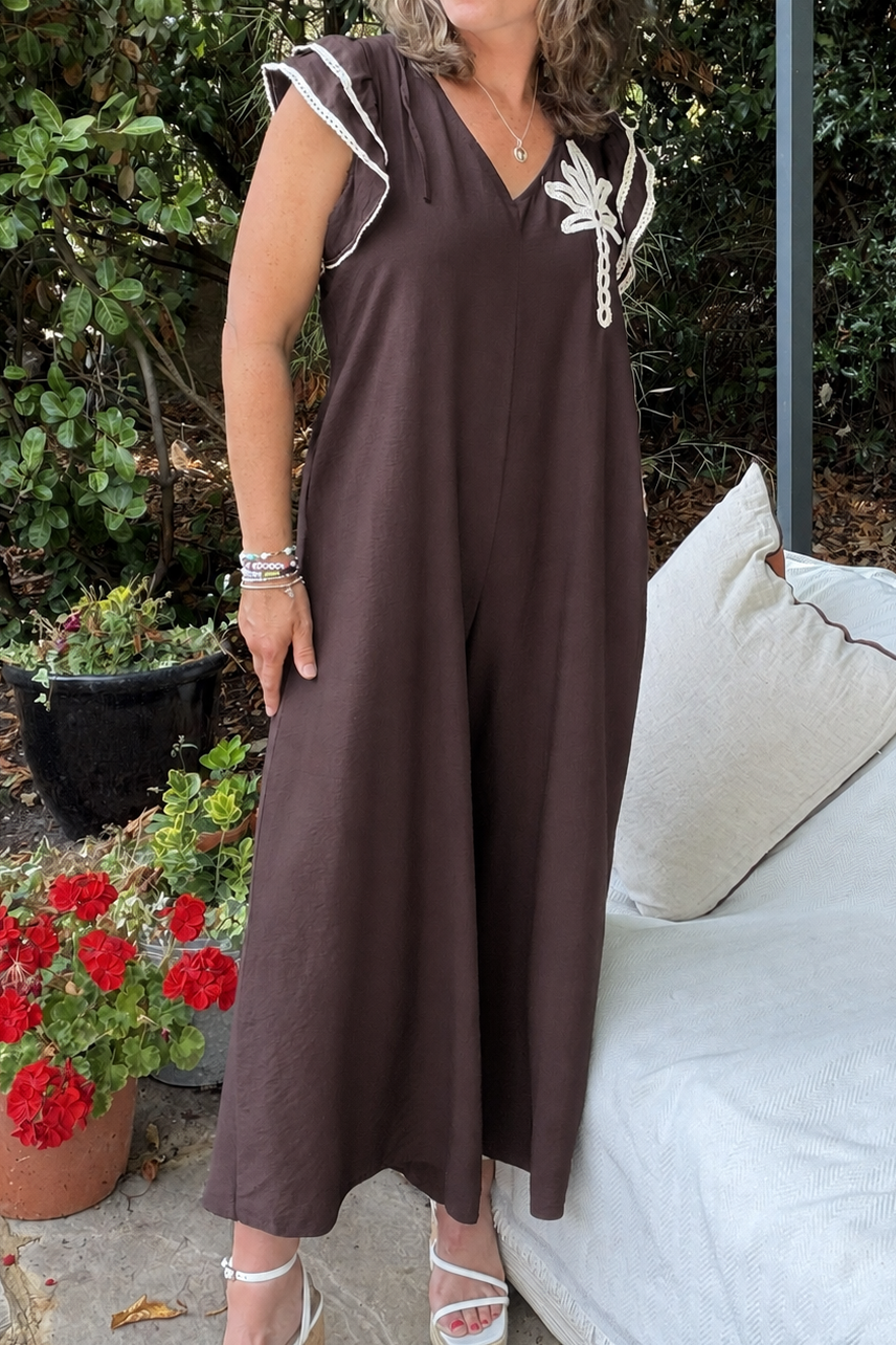 The Saffira Wide-Leg Jumpsuit