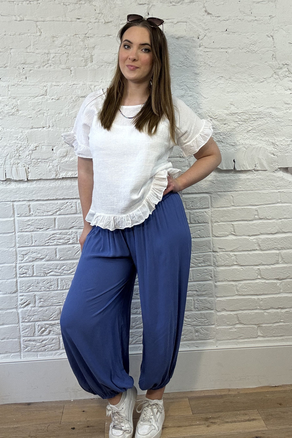 Pantalones harén clásicos (10-20)