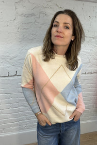 Innes Diamond Knit Jumper