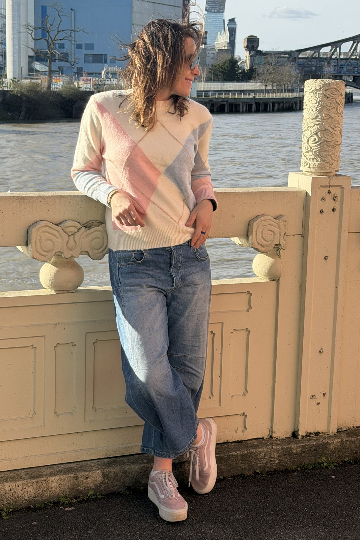 Innes Diamond Knit Jumper