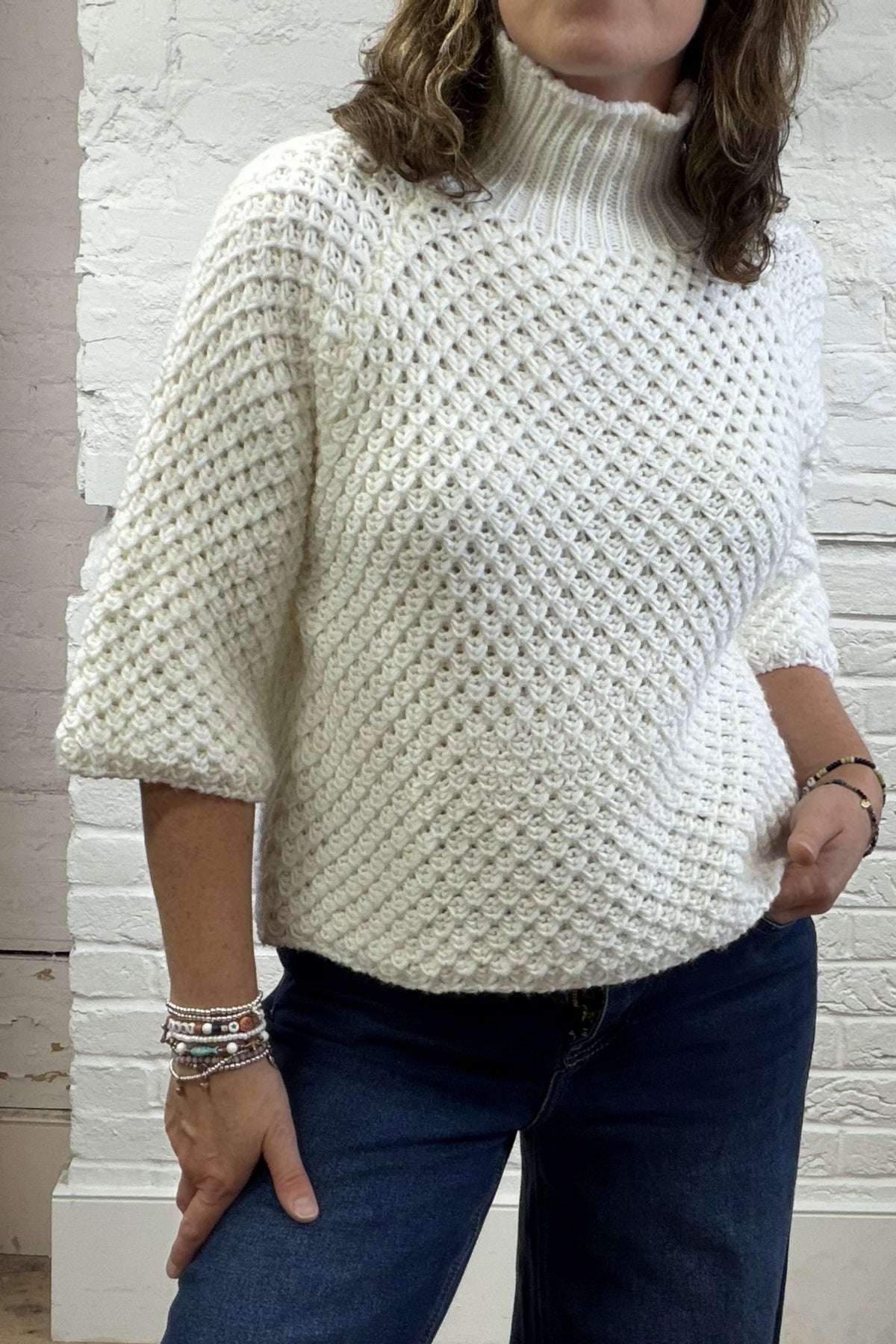 The Natalia Waffle Jumper