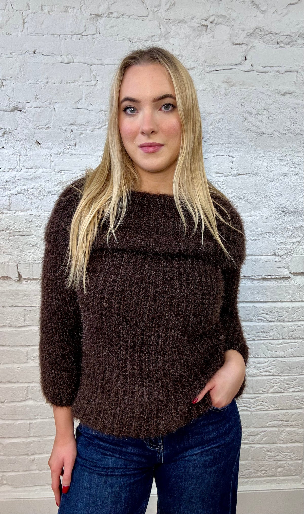 The Elodie Off-Shoulder Jumper