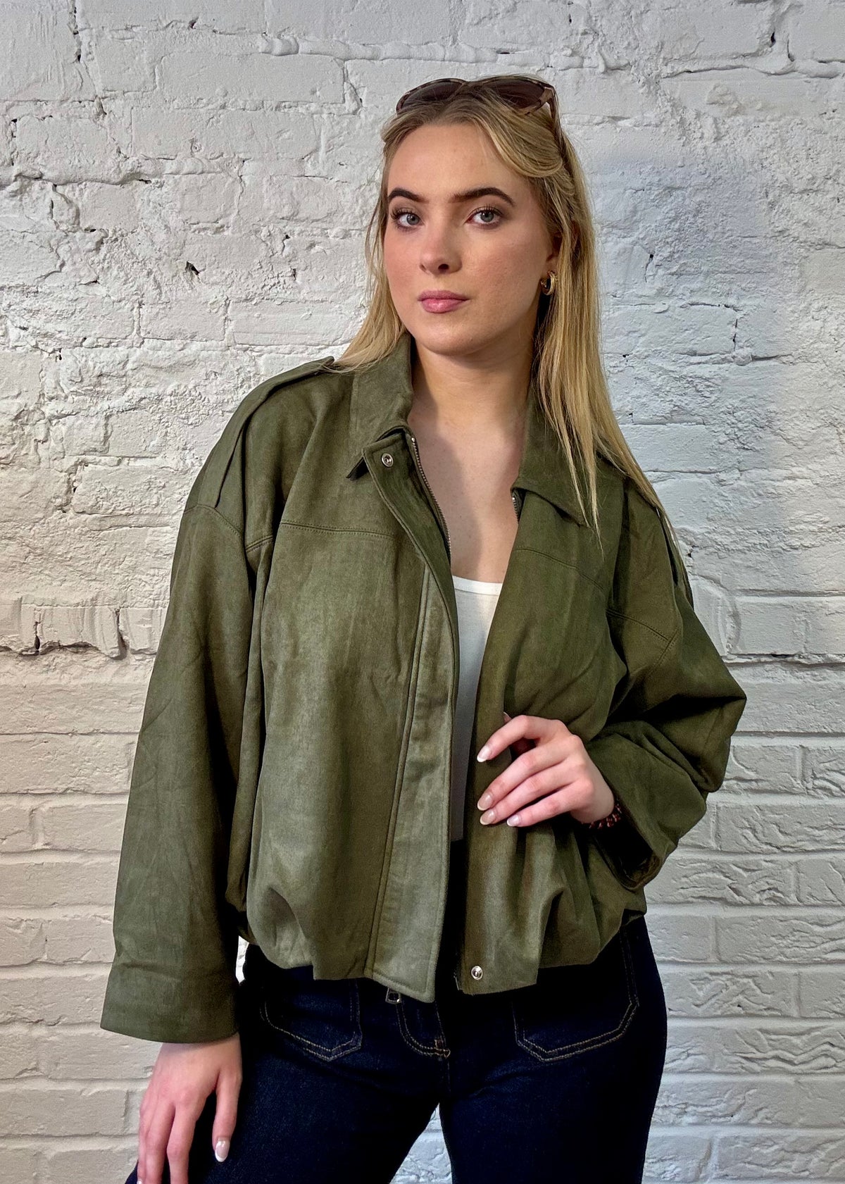 Maven Oversized Bomber Jacket