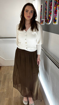 Silk Overlay Skirt (OS 8-16)