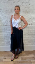 Silk Overlay Skirt (OS 8-16)