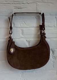 Crescent Moon Leather Bag