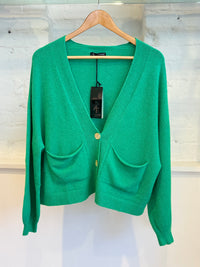 Cardigan With Two Front Pockets