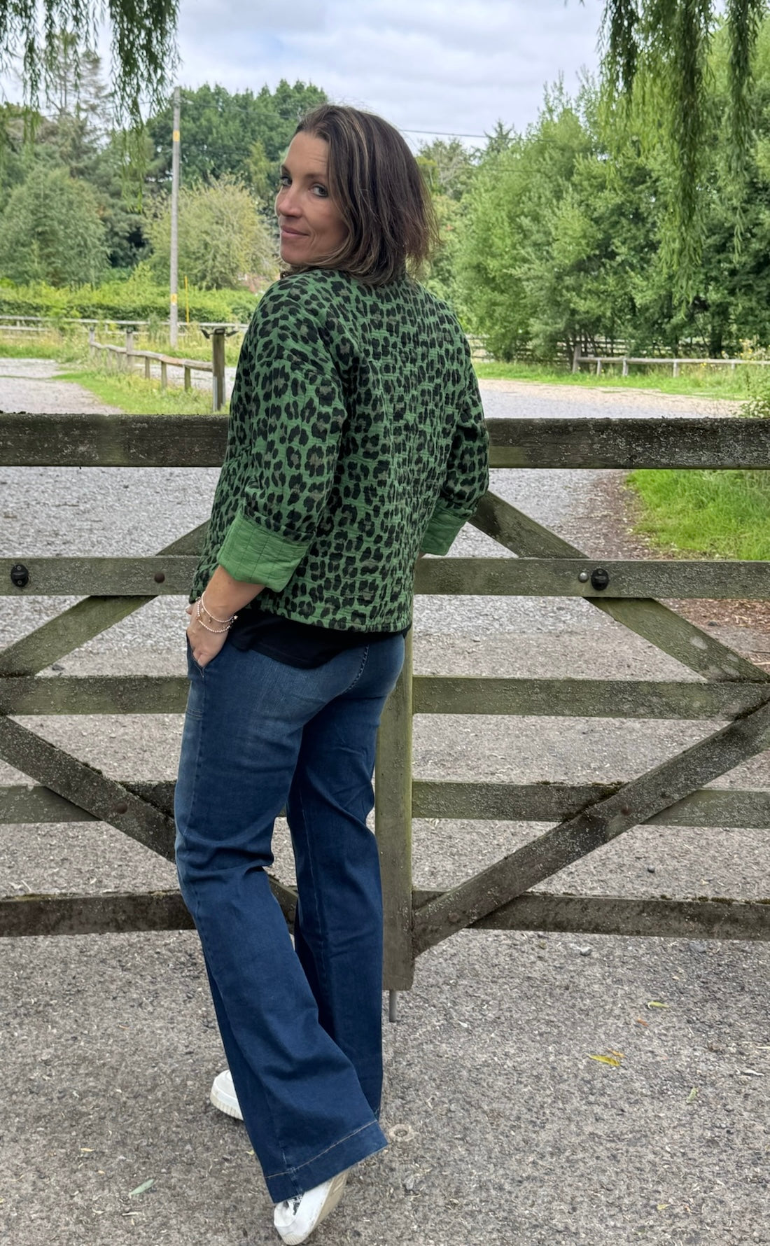 Leopard Quilted Jacket