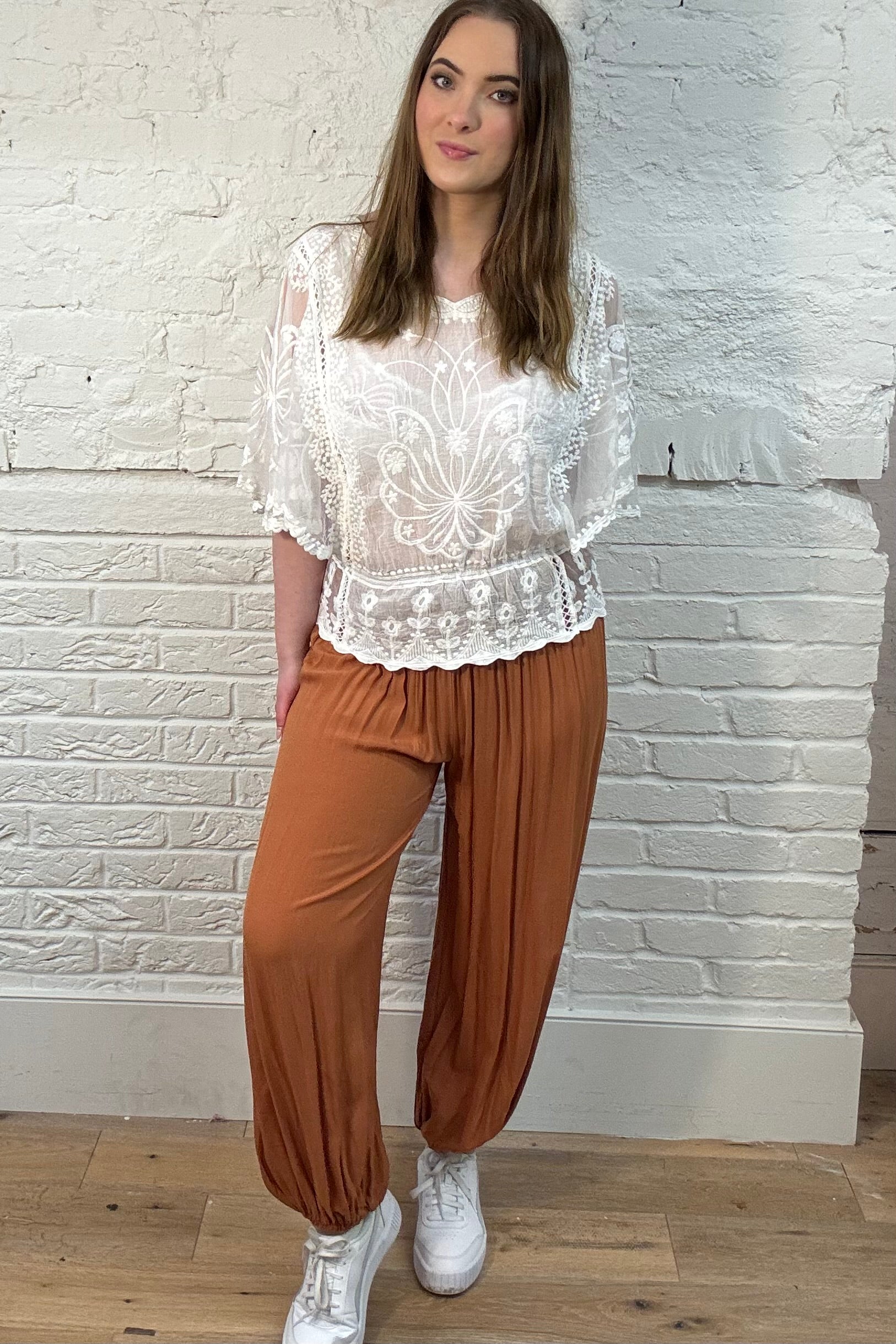 Pantalones harén clásicos (10-20)