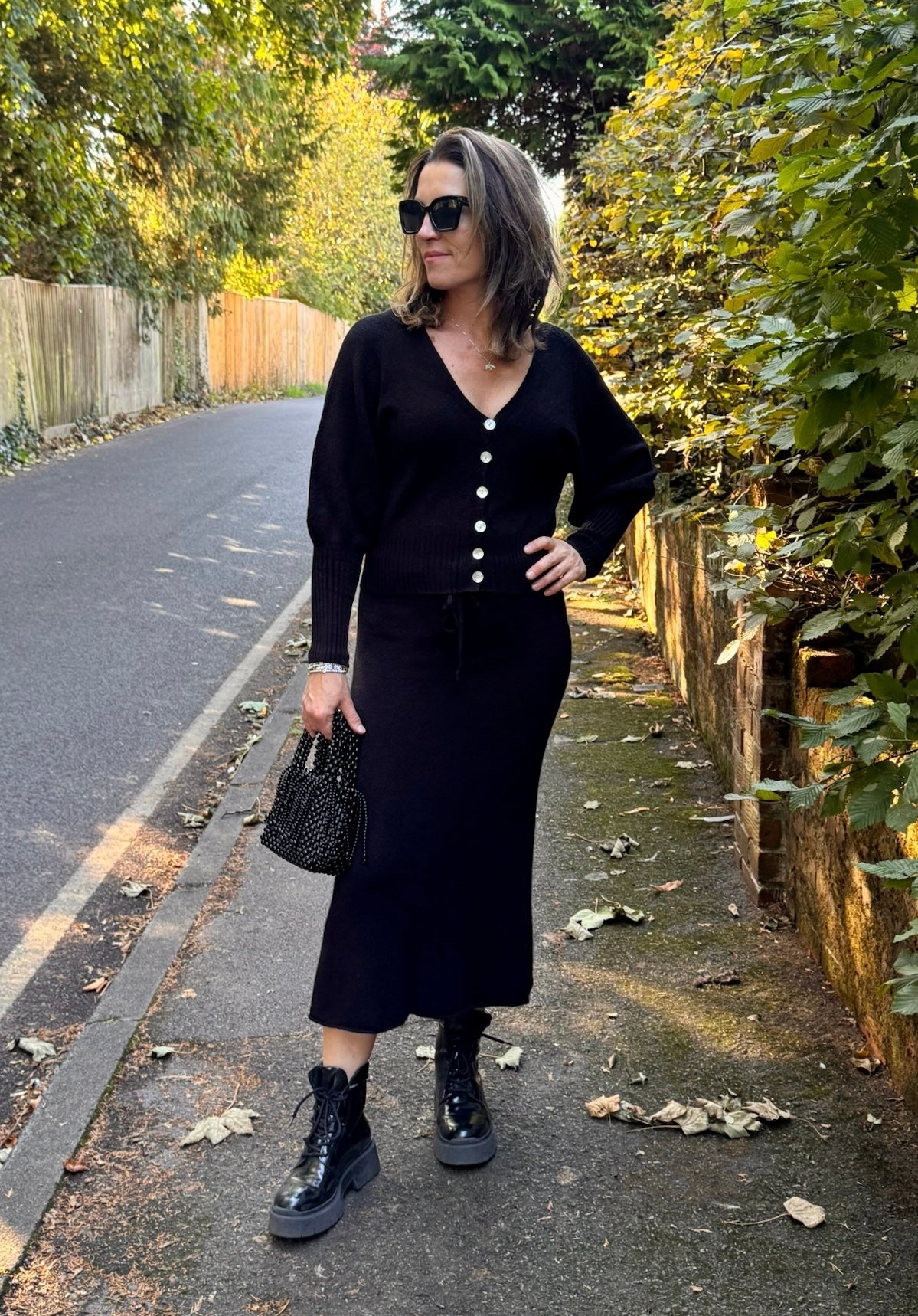 The Beatrice Balloon Sleeve Cardigan