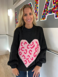 Chunky Heart Jumper