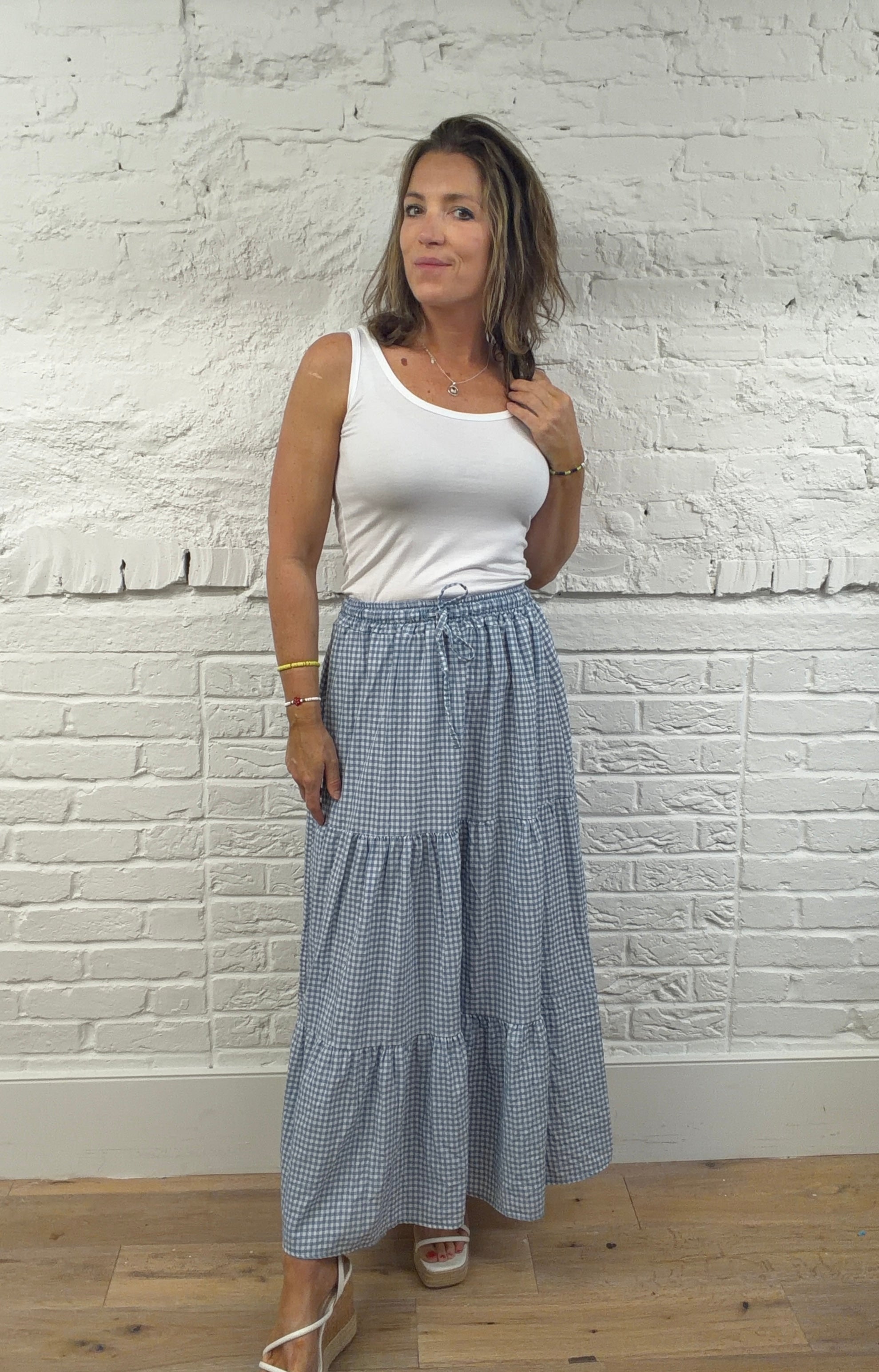 Annie Tiered Maxi Skirt