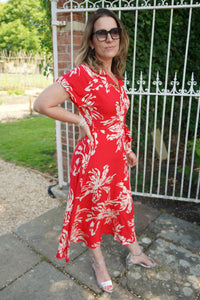 Island Flora Shirt Dress