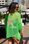 Open Knit Gold Star Top