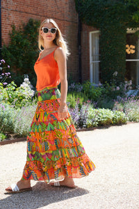 Savannah Tiered Maxi Skirt