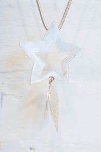 Star with Feather Necklace