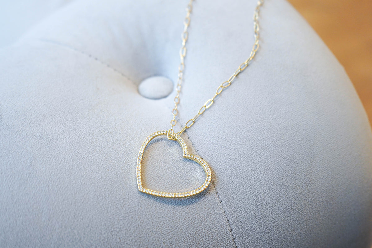 Heart Outline Necklace