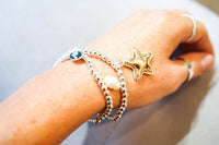 Starfish Beaded Stretch Bracelet