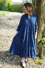 Broderie Anglaise Tiered Dress