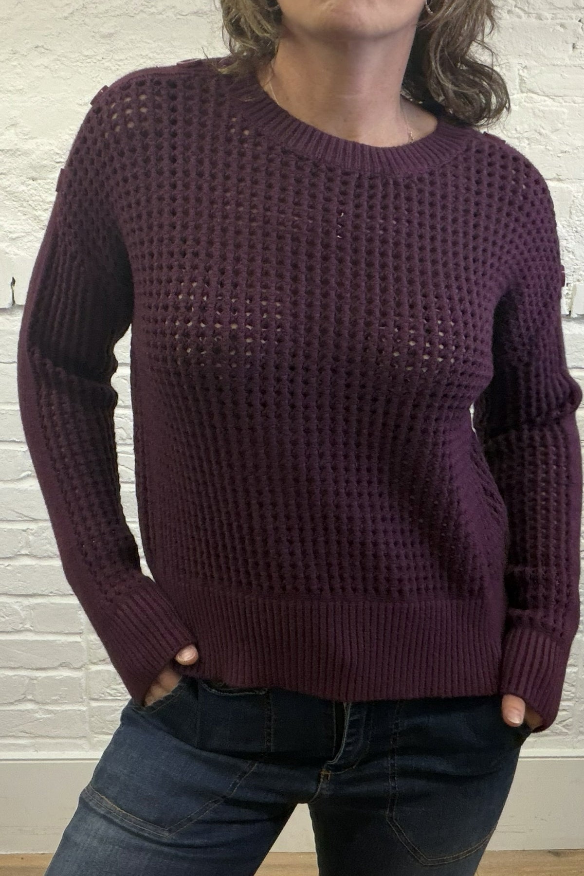 Lorita Button Detail Knit Jumper