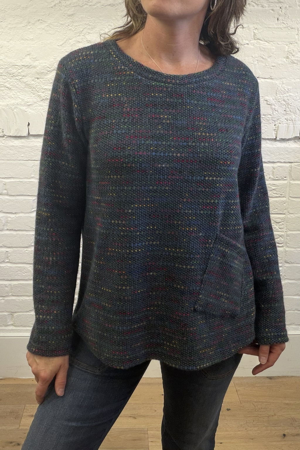 Fleck Top With Pocket