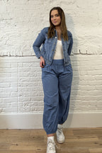 Cotton, Button Pocket Hareem