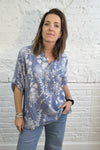 Dandelion Dream Roll-Sleeve Top