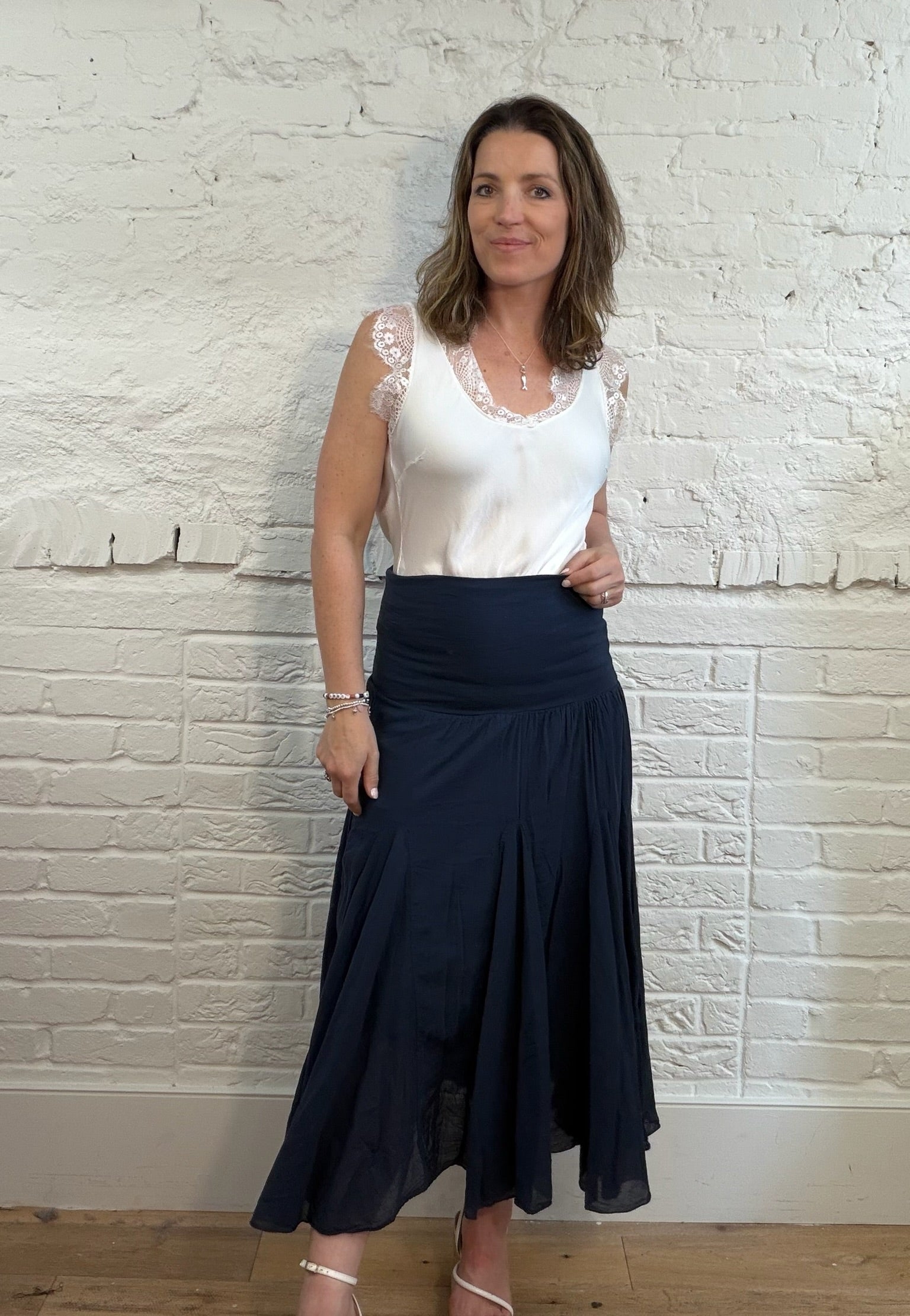 Maxi Skirt With Waistband