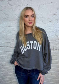 Boston Raw Edge Sweatshirt