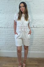Averie Cheesecloth Shorts