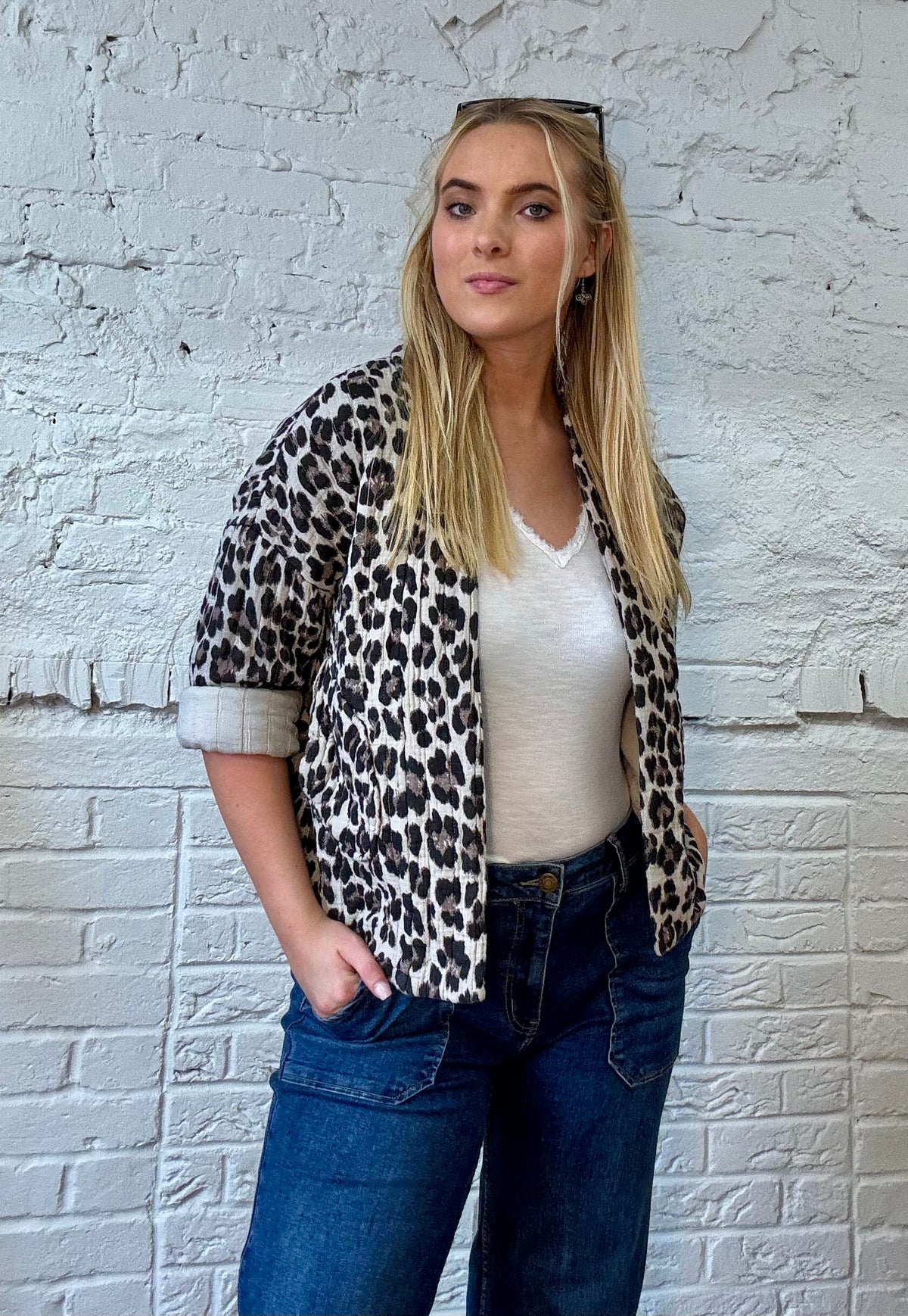 Leopard Quilted Jacket