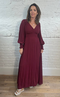 Juliette Lace Panel Maxi Dress