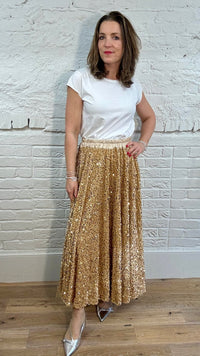 Full Sequin Skirt