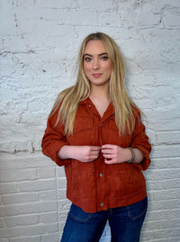 Appliqué Floral Denim Jacket