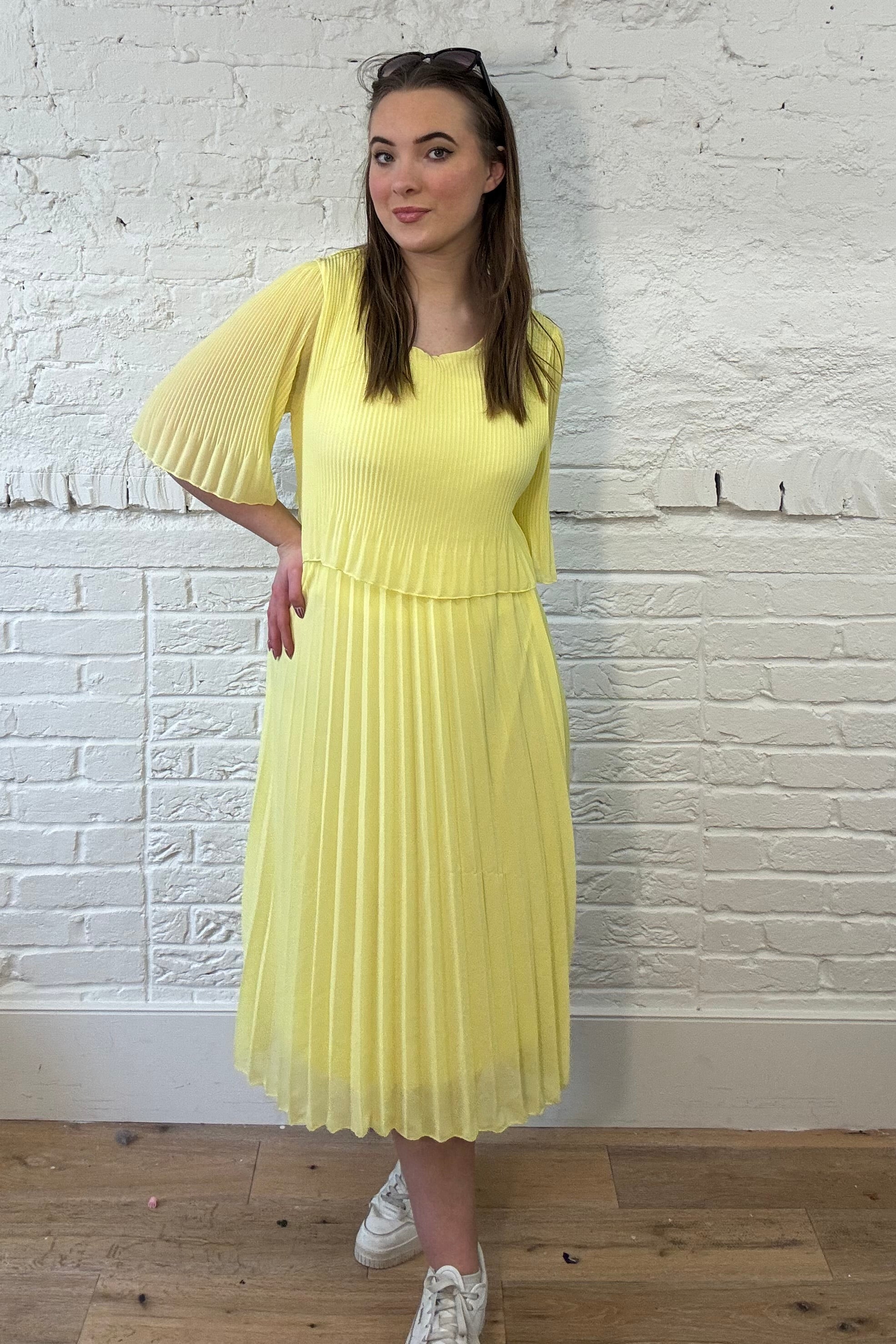 Anais Layered Chiffon Dress