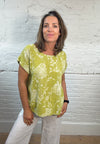 Thalia Cotton Linen Blend Top