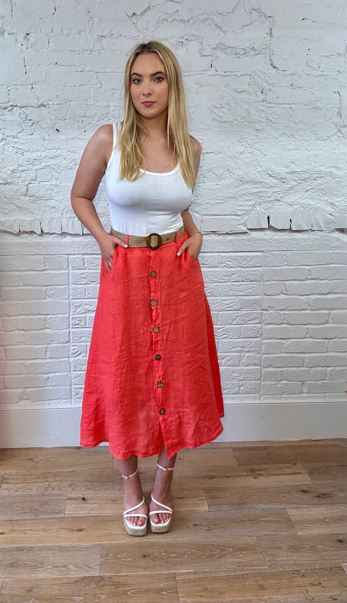Nova Linen Skirt