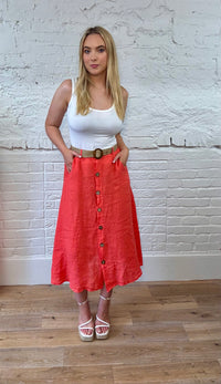 Nova Linen Skirt