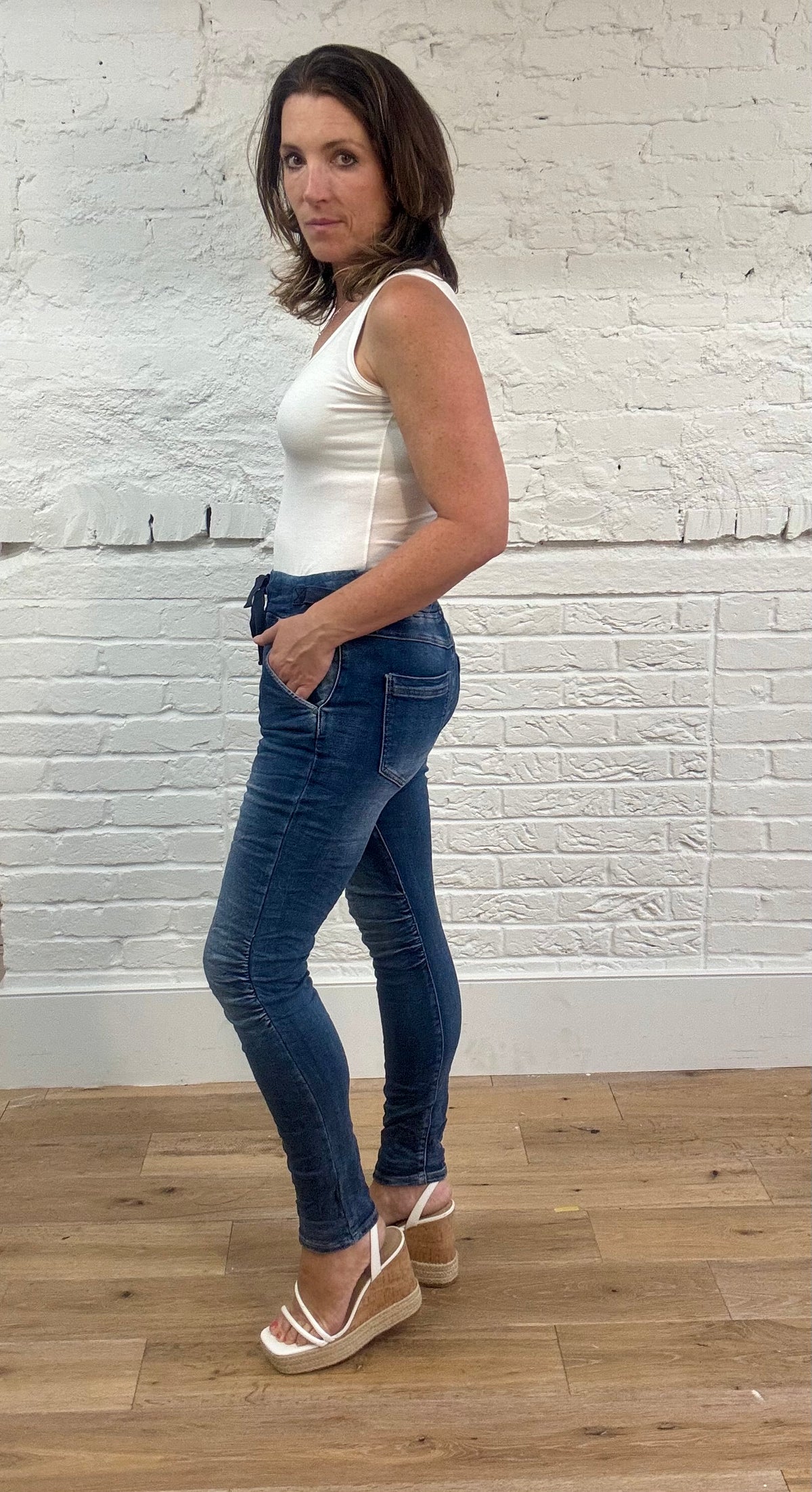 Sasa Tie Waist Denim Jean