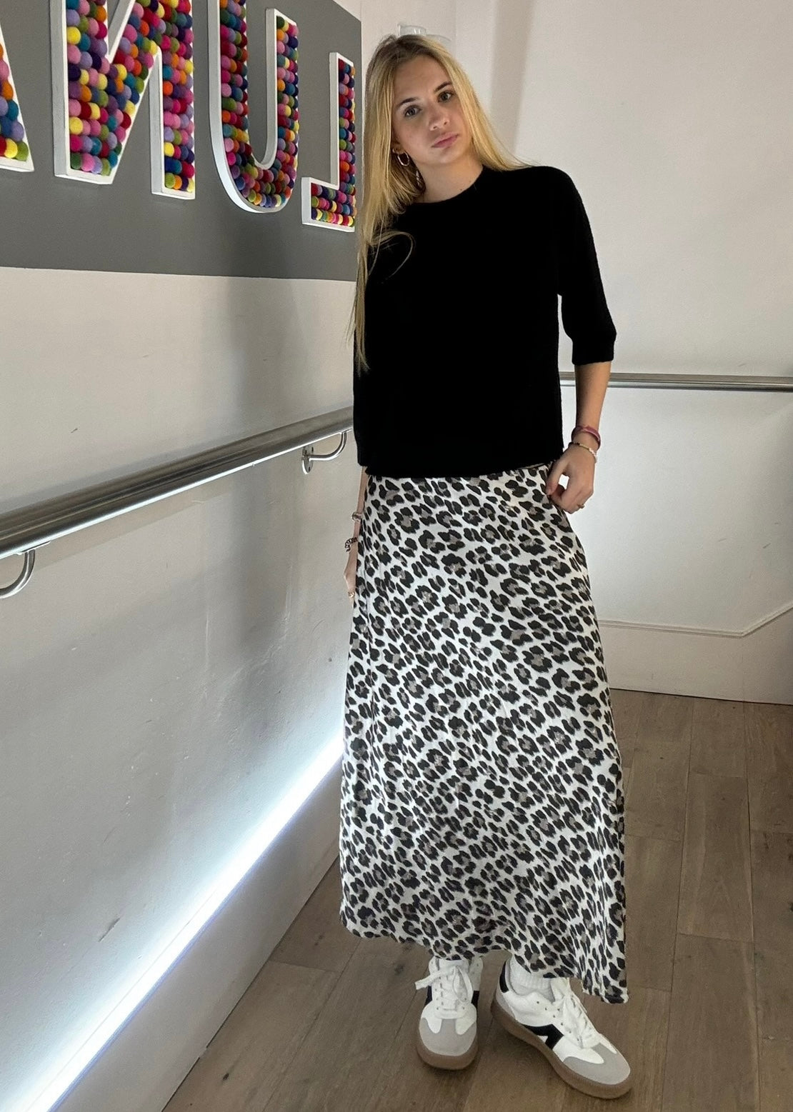 Billi Leopard Print Skirt