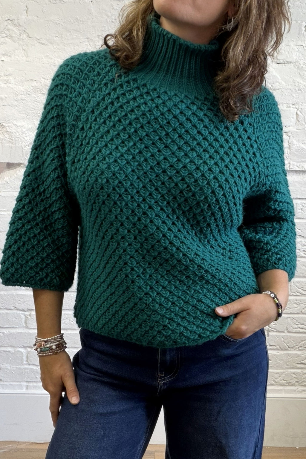 The Natalia Waffle Jumper