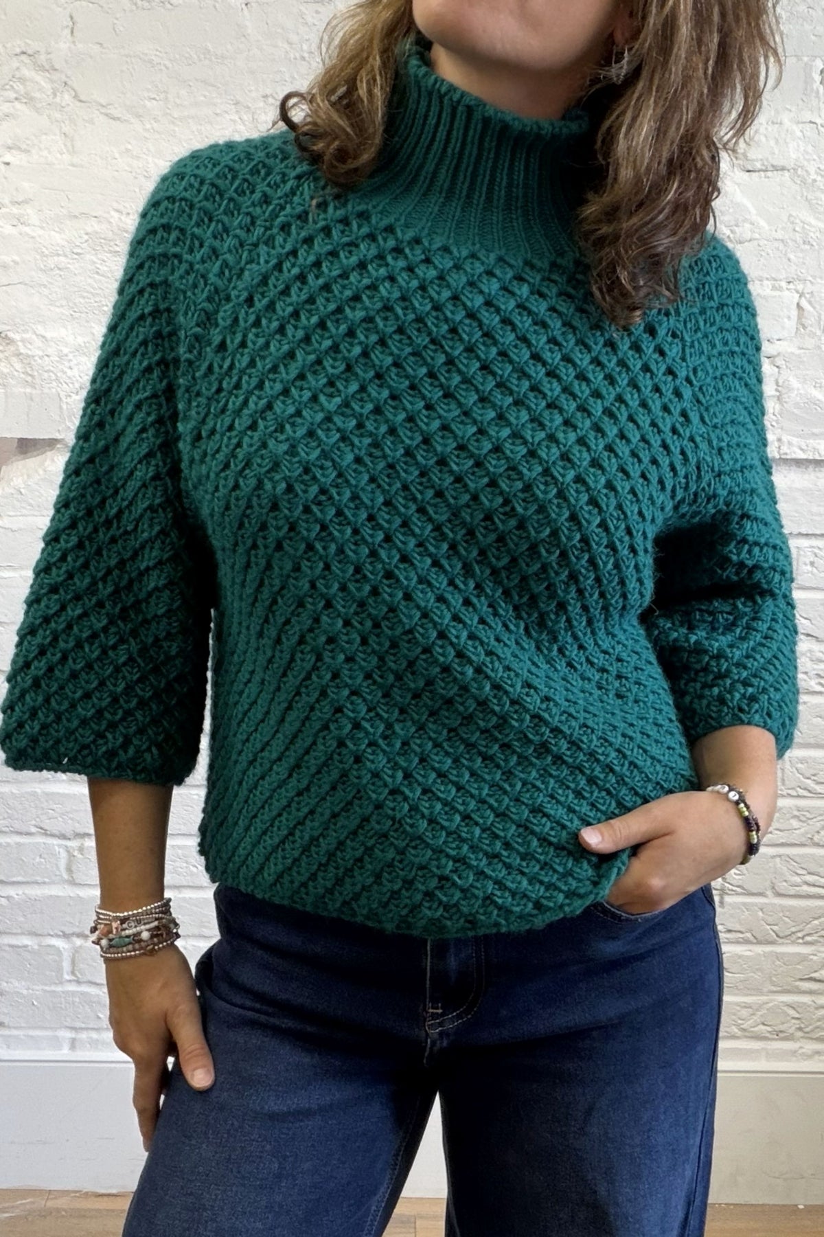 The Natalia Waffle Jumper