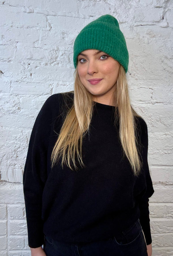 Ribbed Alpaca Mix Beanie