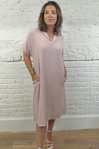 The Kelsie Cotton and Linen Dress