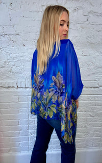 Orchid Drape Silk Top